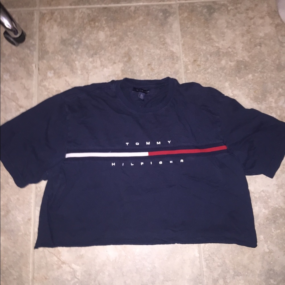 Tommy cropped shirt